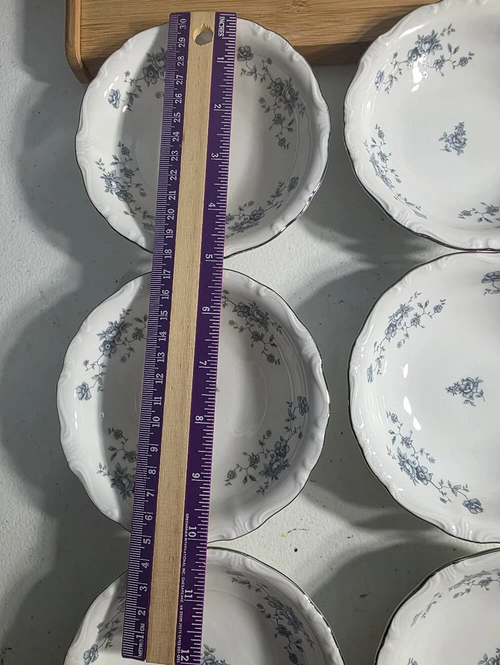 Johann Haviland Blue Garland Bavaria Germany Porcelian 5